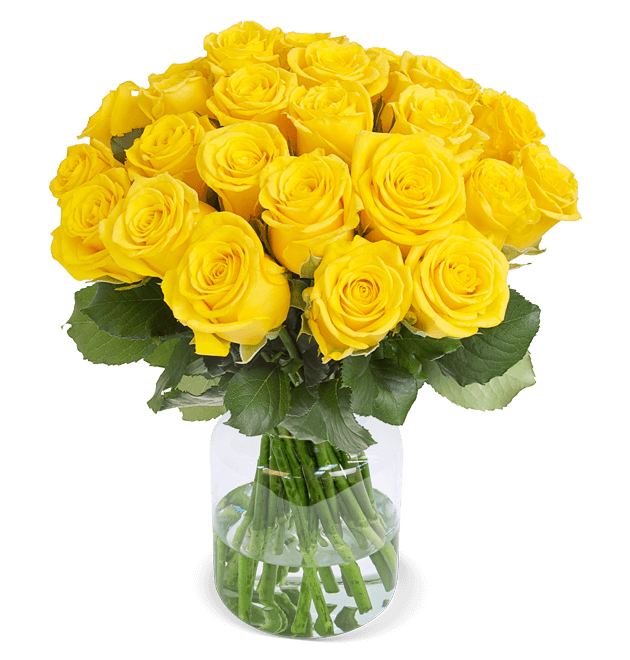 50 gelbe Rosen - Blume Ideal