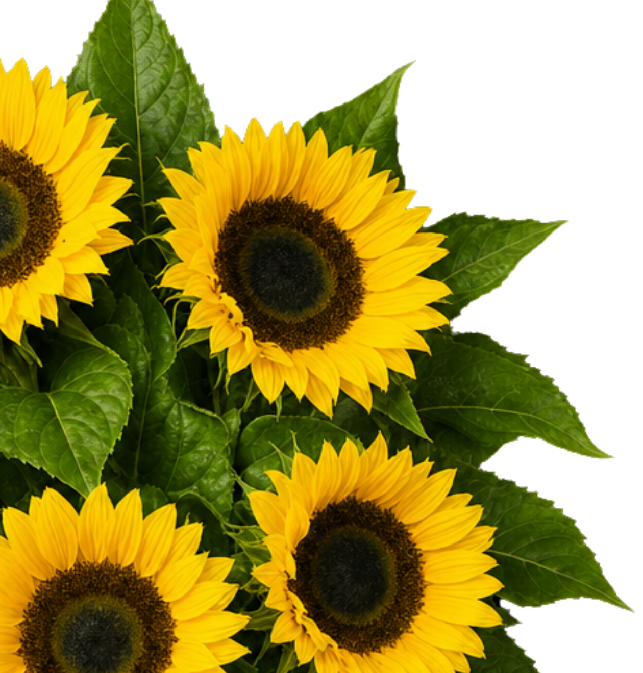 5 Sonnenblumen