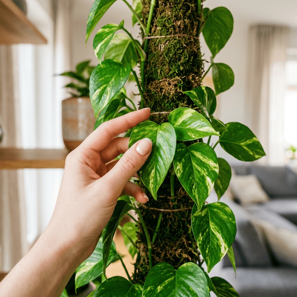 Efeutute am Moosstab | Epipremnum Aureum - Blume Ideal