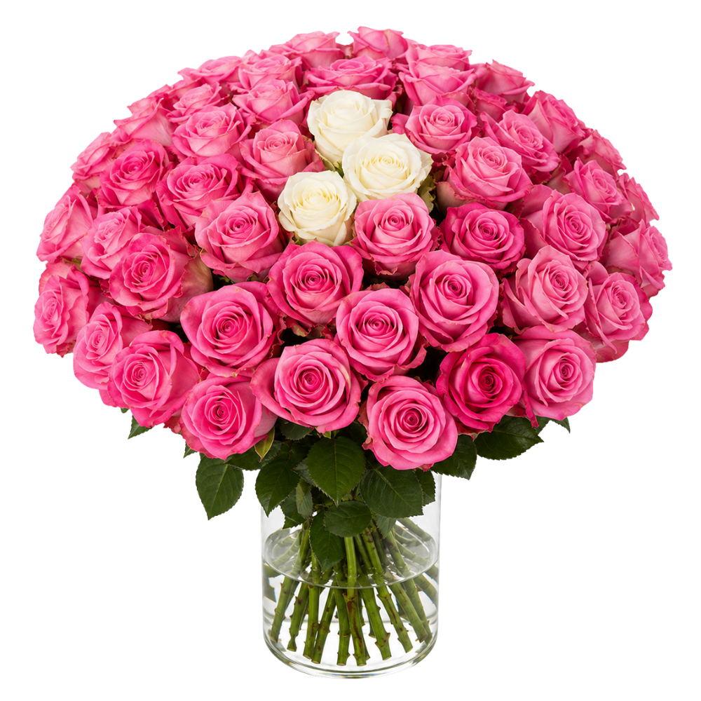 50 Rosen - "Pink Special" - Blume Ideal